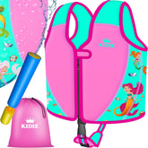 KIDIZ® Zwemvest voor kinderen - M - 2-5 jaar - Veiligheidsgordel - Roze